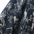 Hokkoh Cotton Shantung - ‘Woodland Follies' Navy *Last Piece 4.3m